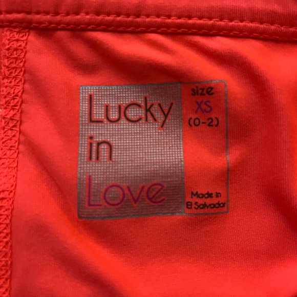 Lucky in Love Mon Amie Orange Skirt Women | Size XS | EUC | (TC) - Picture 7 of 8